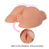 2 İşlevli 3D Realistik Kalça Suni Vajina Anüs - Small Red Plum